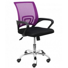 Кресло поворотное RICCI NEW, (фиолетовый+черный)